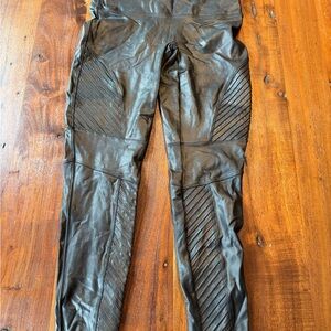 Faux Leather Moto Leggings